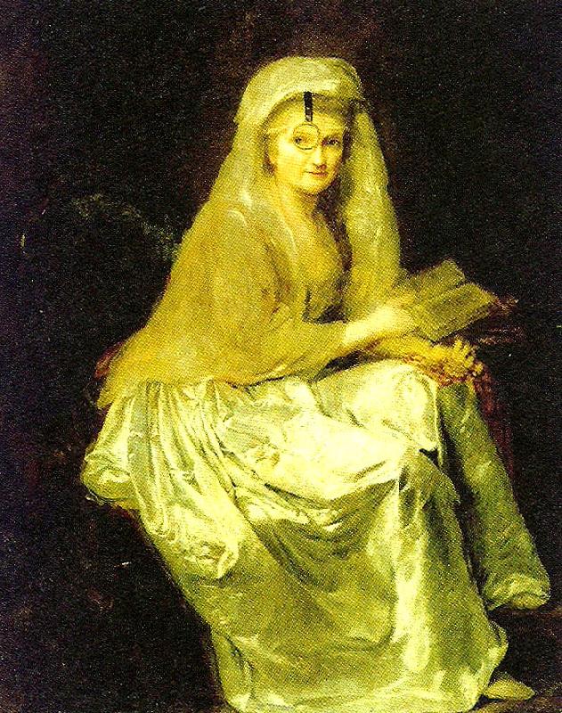 anna dorothea lisiewska therbusch sjalvportratt Sweden oil painting art